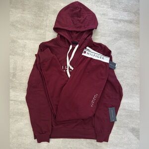 Tommy Hilfiger Lounge Set - NWT - Burgundy Hoodie & Joggers - Small